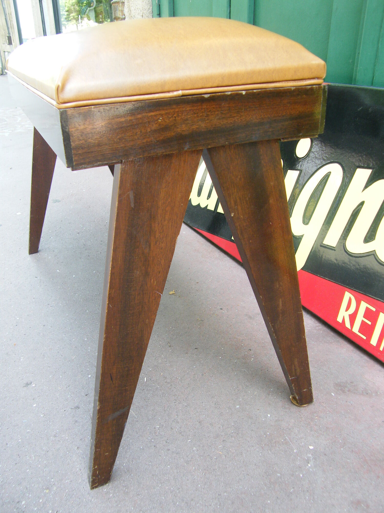 Banc de piano pour 4 mains pieds compas