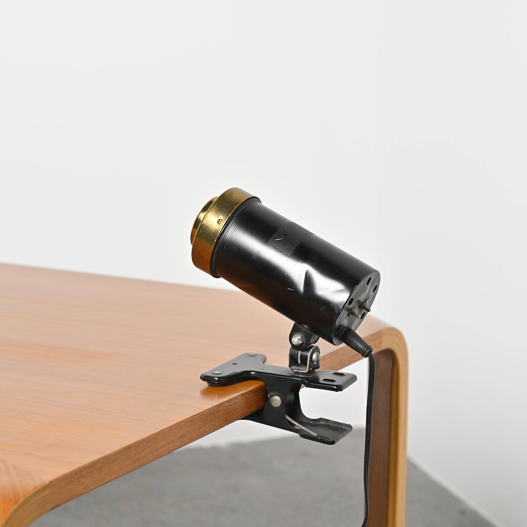 Set of three clamp lamps, Jacques Biny, circa 1950, Lita edition