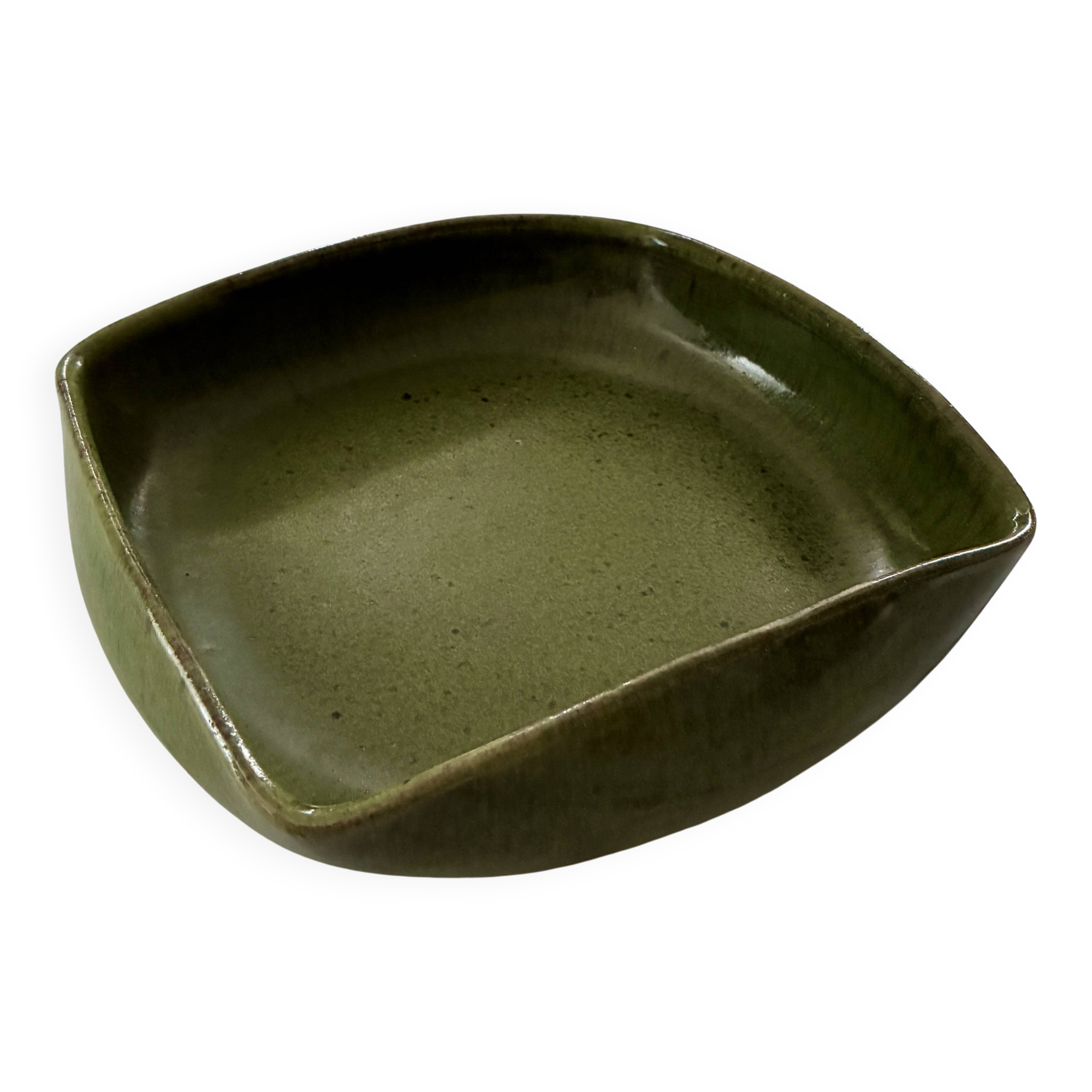 Stoneware plate Poterie du Der