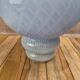 Vintage lampshade in light blue opaline glass – textured milky glass
