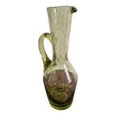 Huilier en verre soufflé bullé - Verrerie de Biot