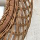 Vintage wicker mirror