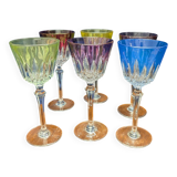 Set of 6 wine glasses
