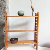 Vintage brutalist interlocking shelf