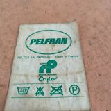 2 Pelfran chairs, moumoute chairs, golden compass legs, vintage from the 60s.