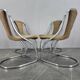 Set of Four Midcentury Dining Chairs, Gastone Rinaldi, Italy, 1970s