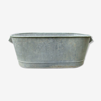 Bassine en zinc ancienne