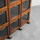 Modern vintage wooden chest