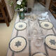 Service flat plates Jules Vieillard Bordeaux in ironstone