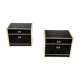 Pair of brass bedsides, 1970