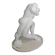 Sculpture originale L'étreinte signée Françoise Abraham plâtre patiné 46 cm