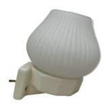 Porcelain or ceramic and art deco opaline wall light