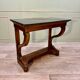 Empire Style Mahogany Cross Console 19th Century