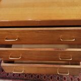 Vintage chest of drawers holes drawers