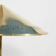 Vintage Modern Table Lamp in Brass by Bent Karlby for Lyfa, Denmark, 1956