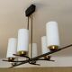 Chandelier six tulips type house ARLUS year 60