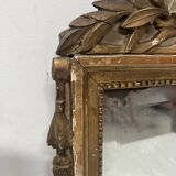 Louis XV mirror in carved and gilded wood, 18th century