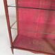 Mahogany display cabinet with marble top, 1920s