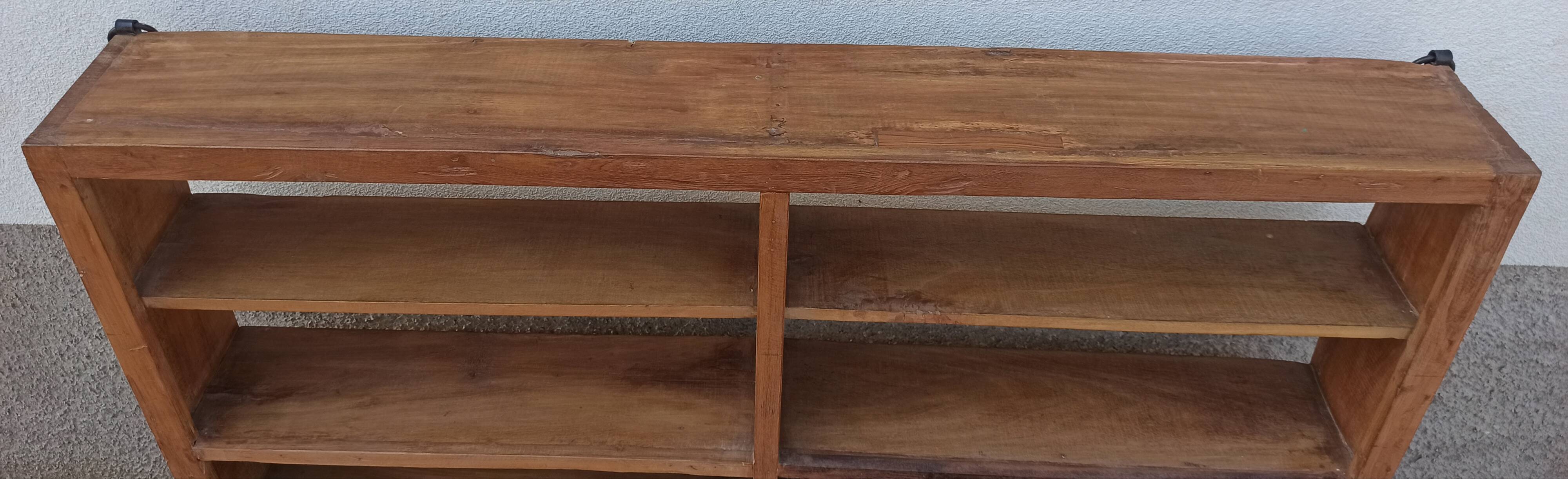 Old wooden wall shelf