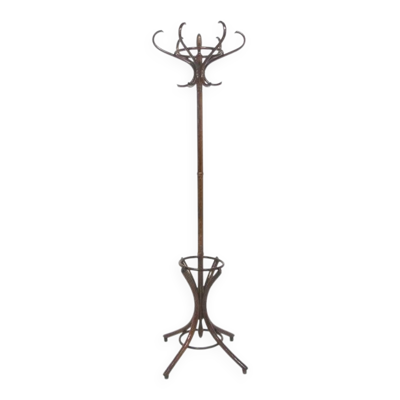 Porte-manteau perroquet en hêtre, Suède, 1960