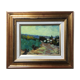 Impressionist Post-Impressionist Table "Southern Village" by Lylliane Coiffard - Frame