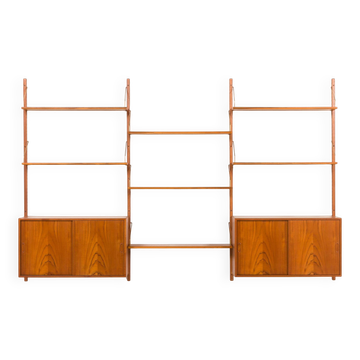 Hansen and Guldborg teak wall unit, HG furniture, 1960s