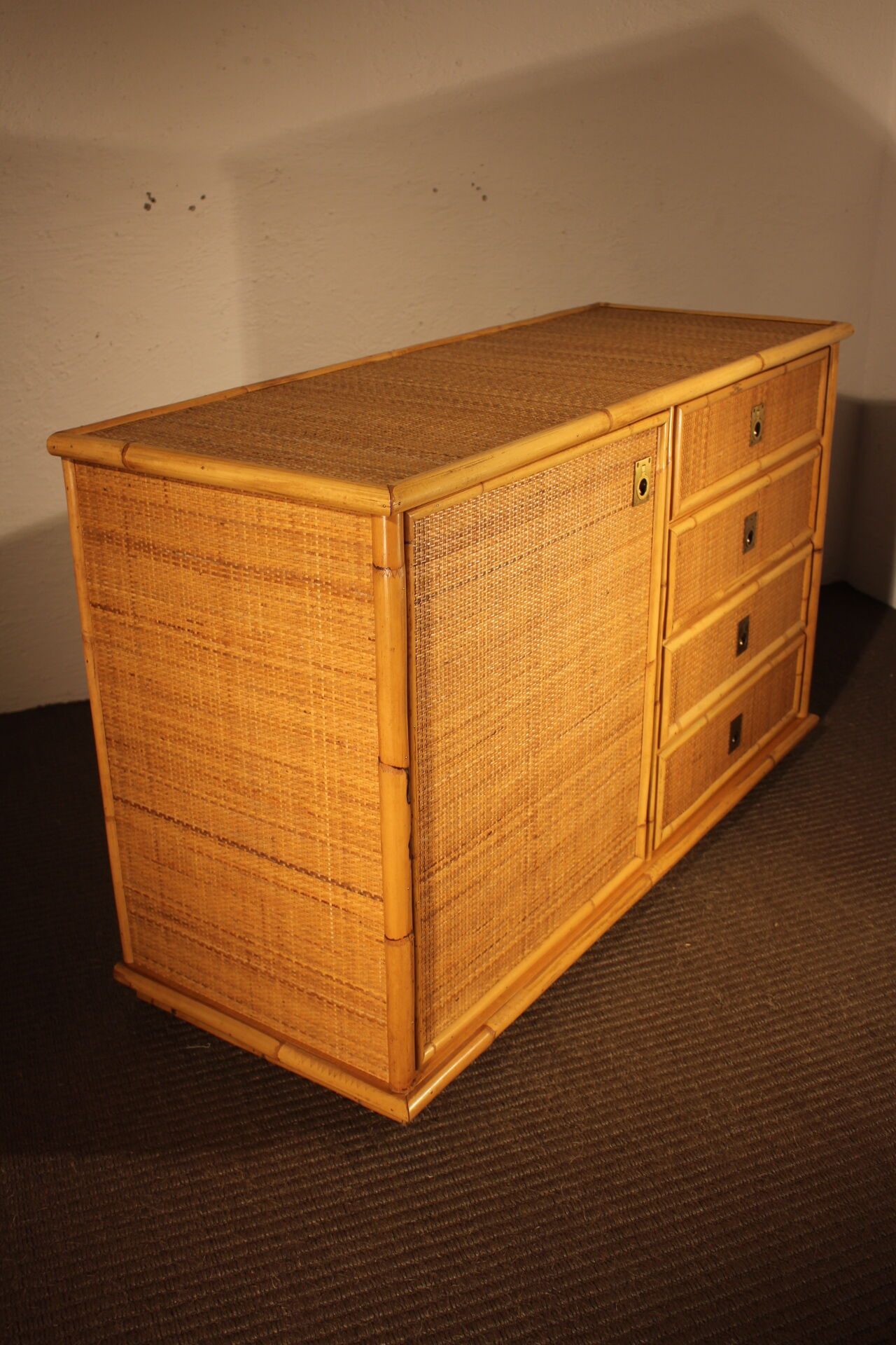 Bamboo buffet from the 1970s