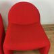 Paire de chauffeuses Atal rouges