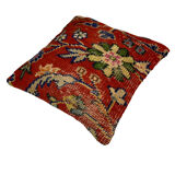 Housse de coussin de tapis turc vintage