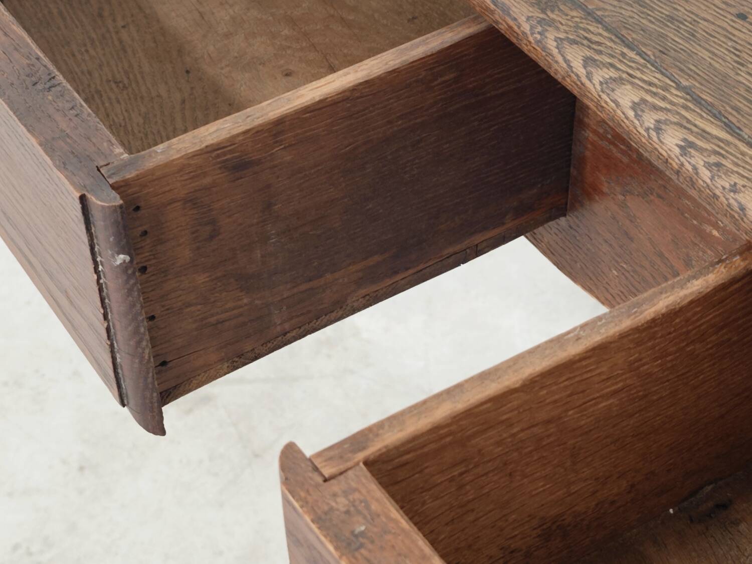 1940s farmhouse table in solid oak