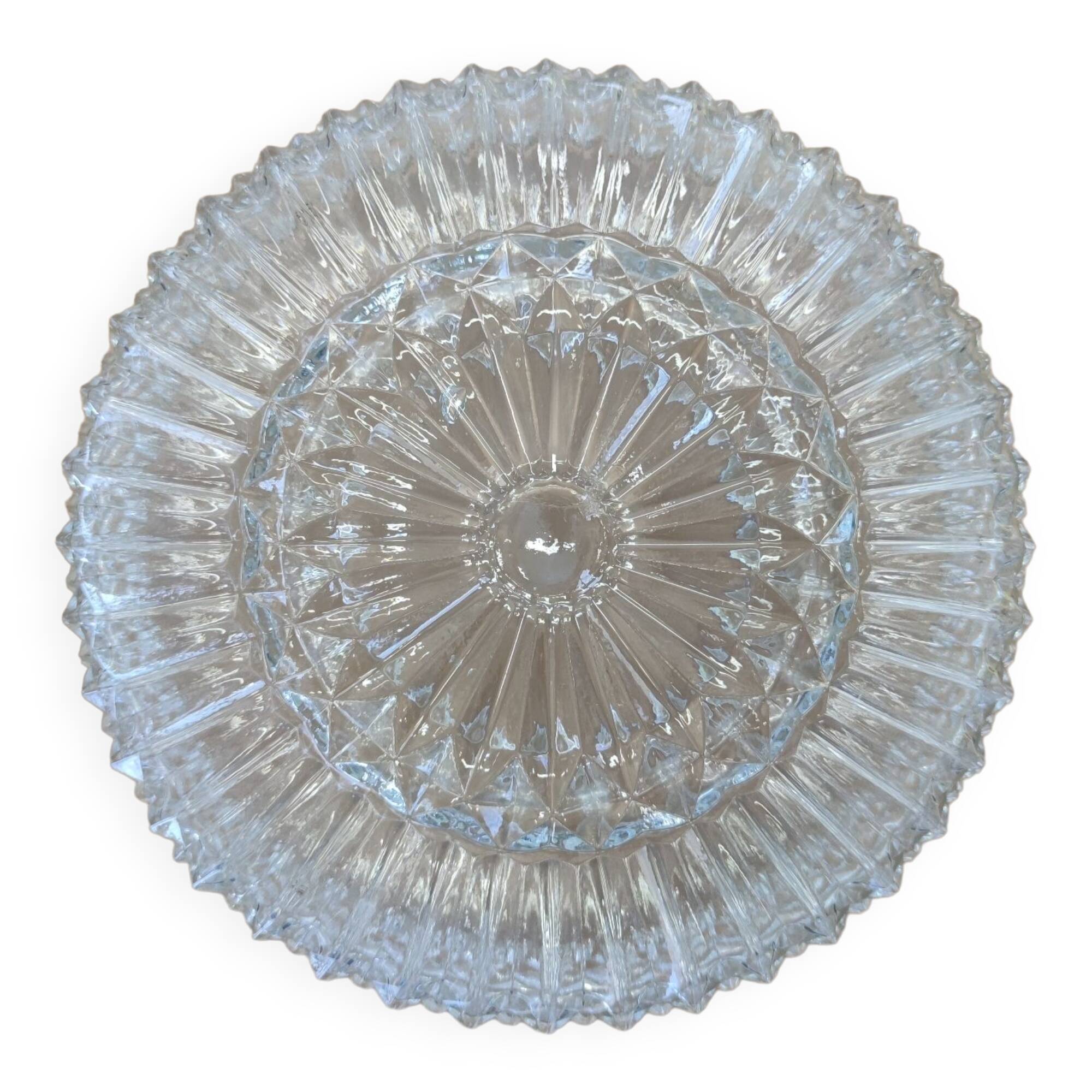 Glass ceiling lamp