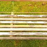 Folding garden bench