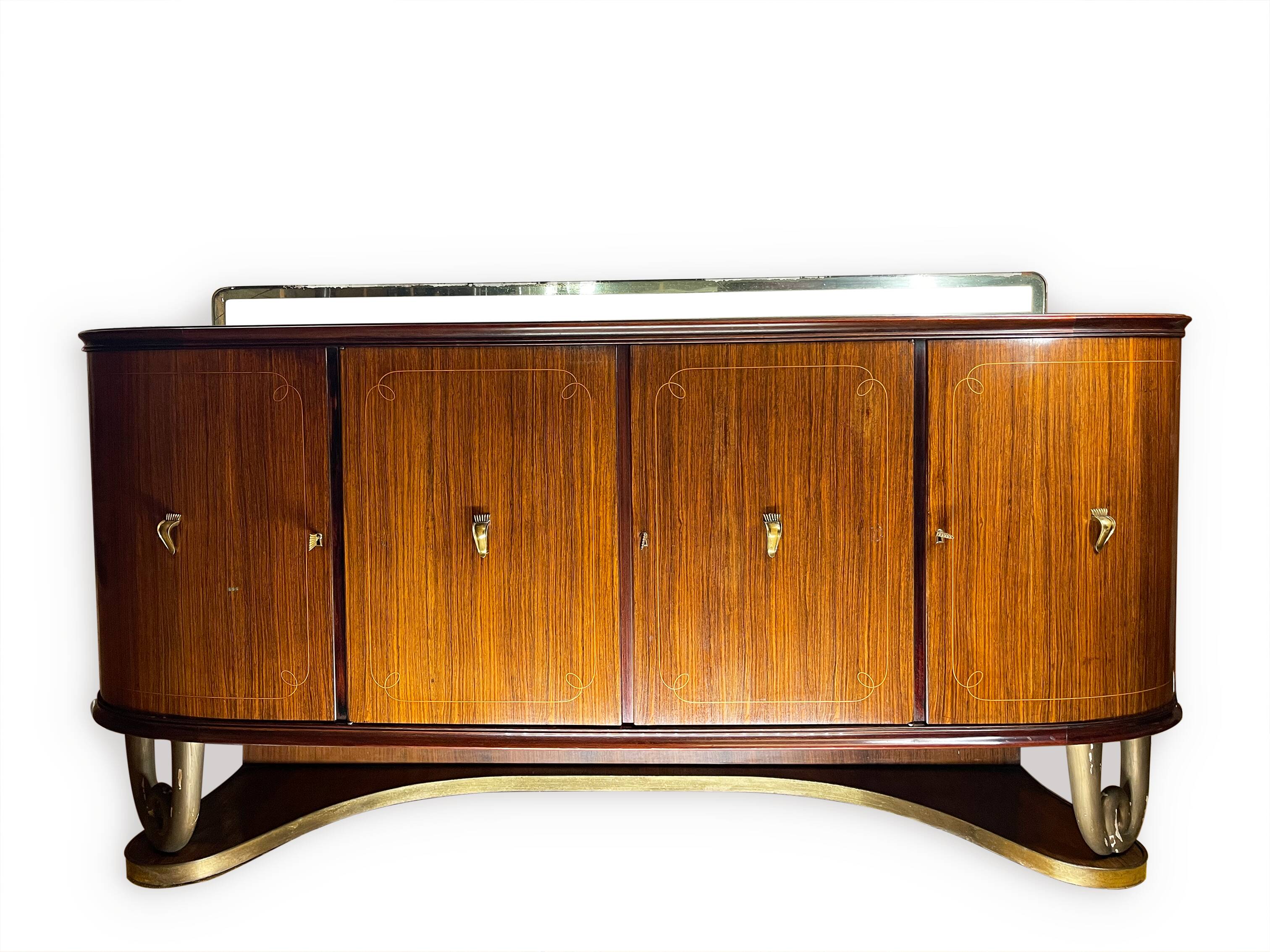 Buffet vintage, dans le style de Paolo Buffa, 1950