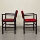 Armchairs with armrests, 1960s, set of 2
