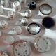 Lot of 23 coffee cups and saucers Old Fine Porcelain