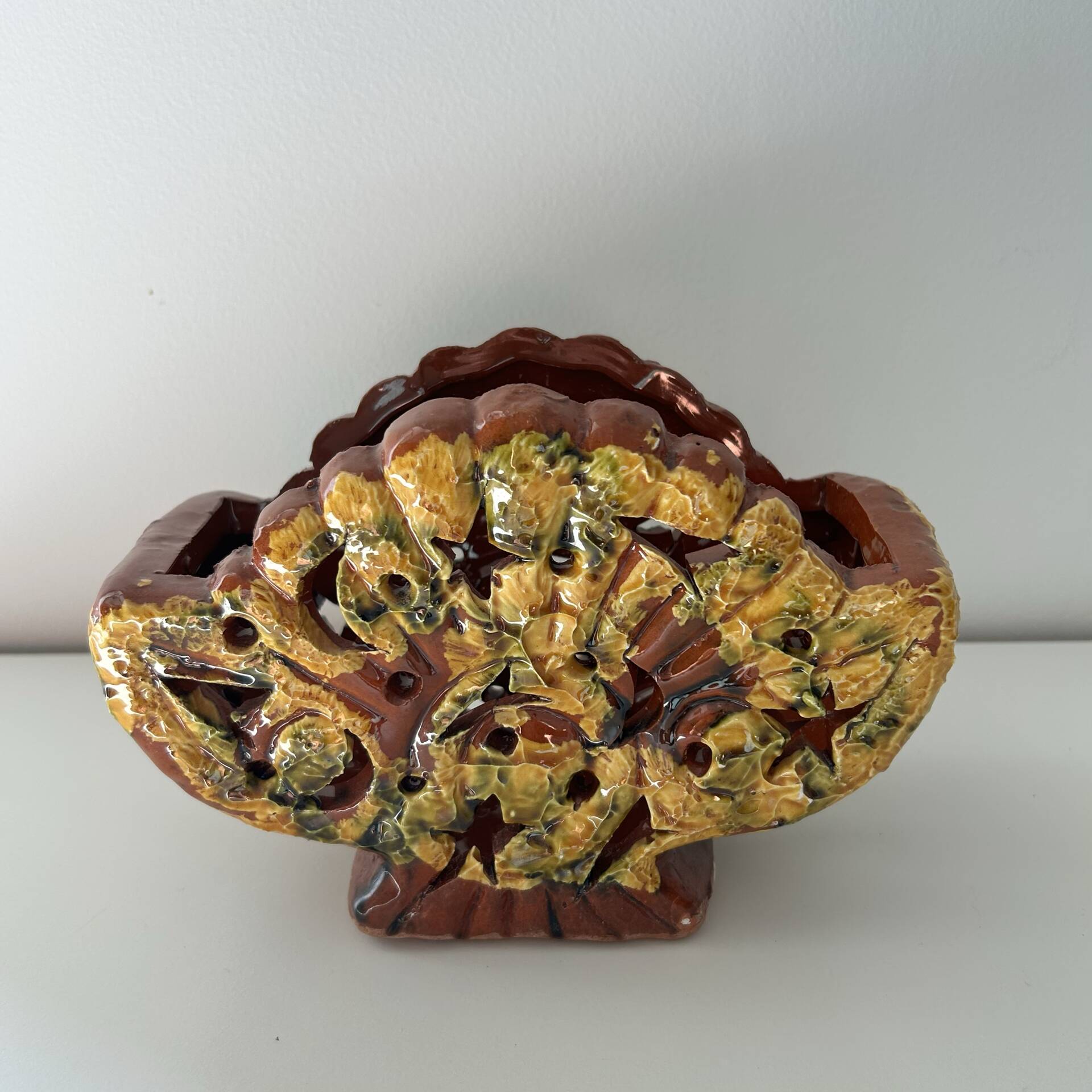 Vase coquillage ajouré