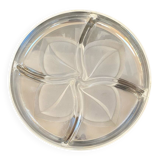 Plat de présentation en cristal JG Durand - Modèle Florence