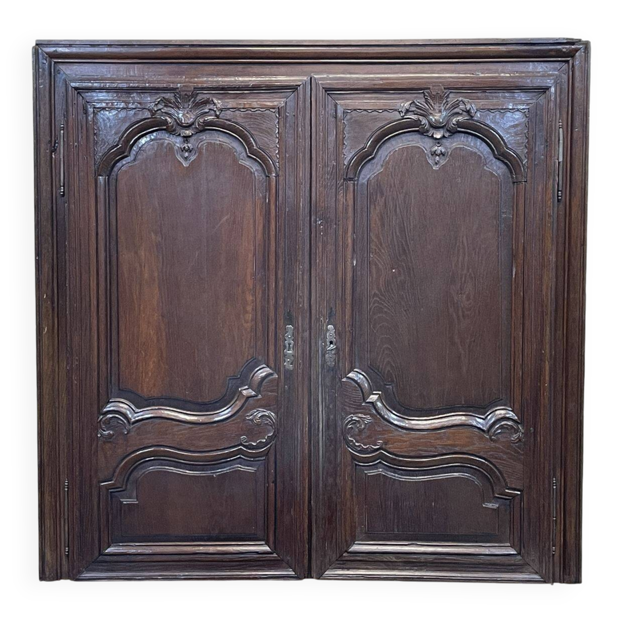18th-century oak buffet facade