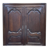 18th-century oak buffet facade
