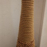 Rattan lamppost