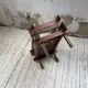 Small modernist oak planter from the 1950s