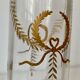 Vase verre soufflé XIXème siècle