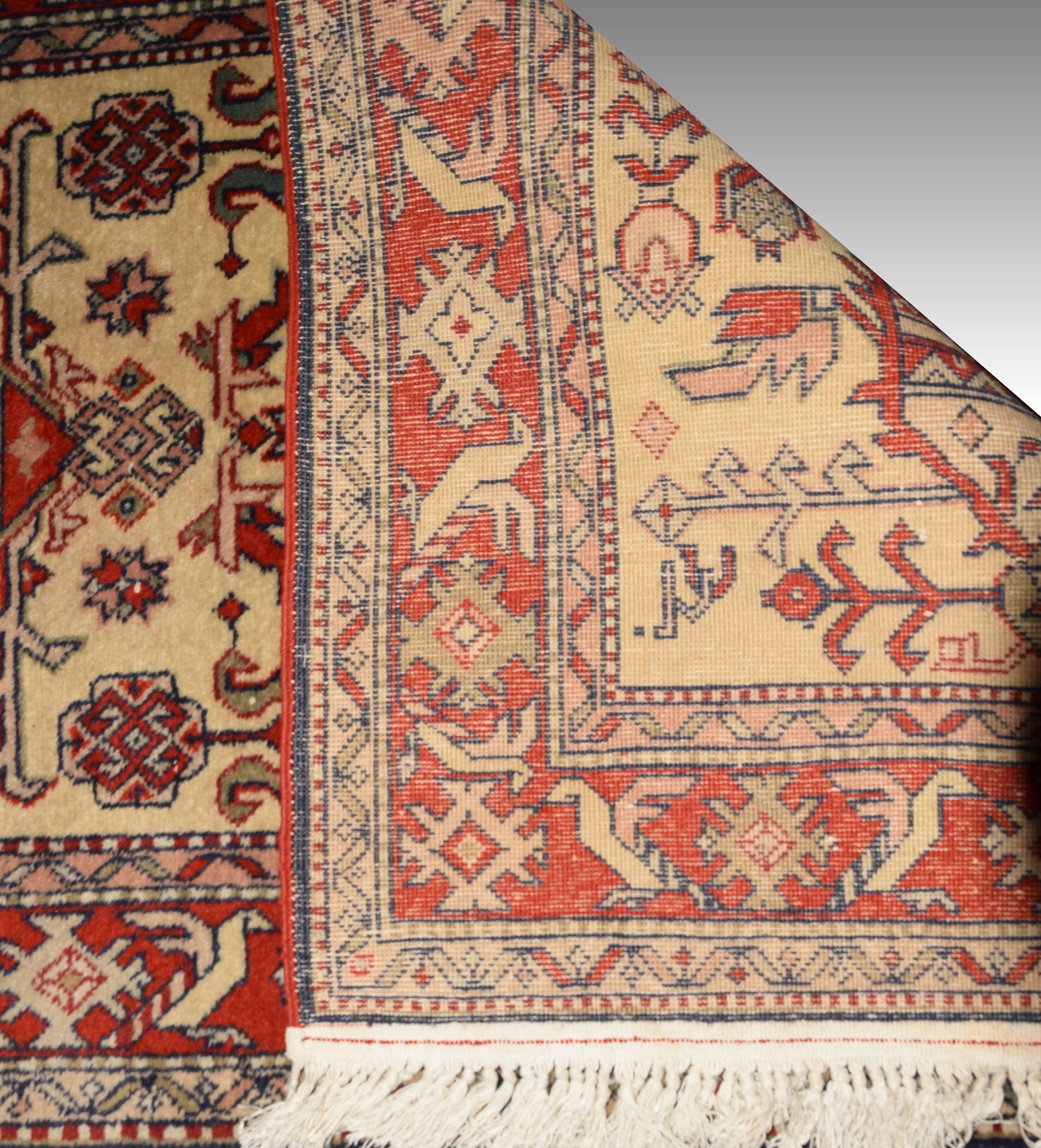 Tapis d'Orient Caucase Kazak Urss : 0.80 X 3.50 Mètres