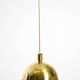 Original Florian Schulz brass pendant lamp | Model "Posa" | 1970s