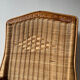 Vintage adult rattan armchair
