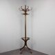 Vintage Curved Wooden Coat Stand VALET, Czechoslovakia, 1970s–1980s