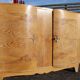 French Art Deco Sideboard - Antique Sideboard in Gilded Walnut Marquetry - 1930s