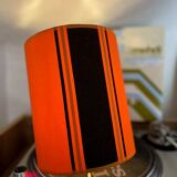 Orange and brown seventies pendant light