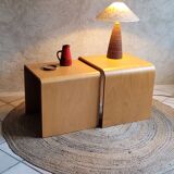 Set of two nesting tables