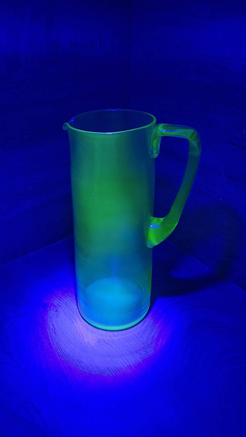 Old pitcher in opaline